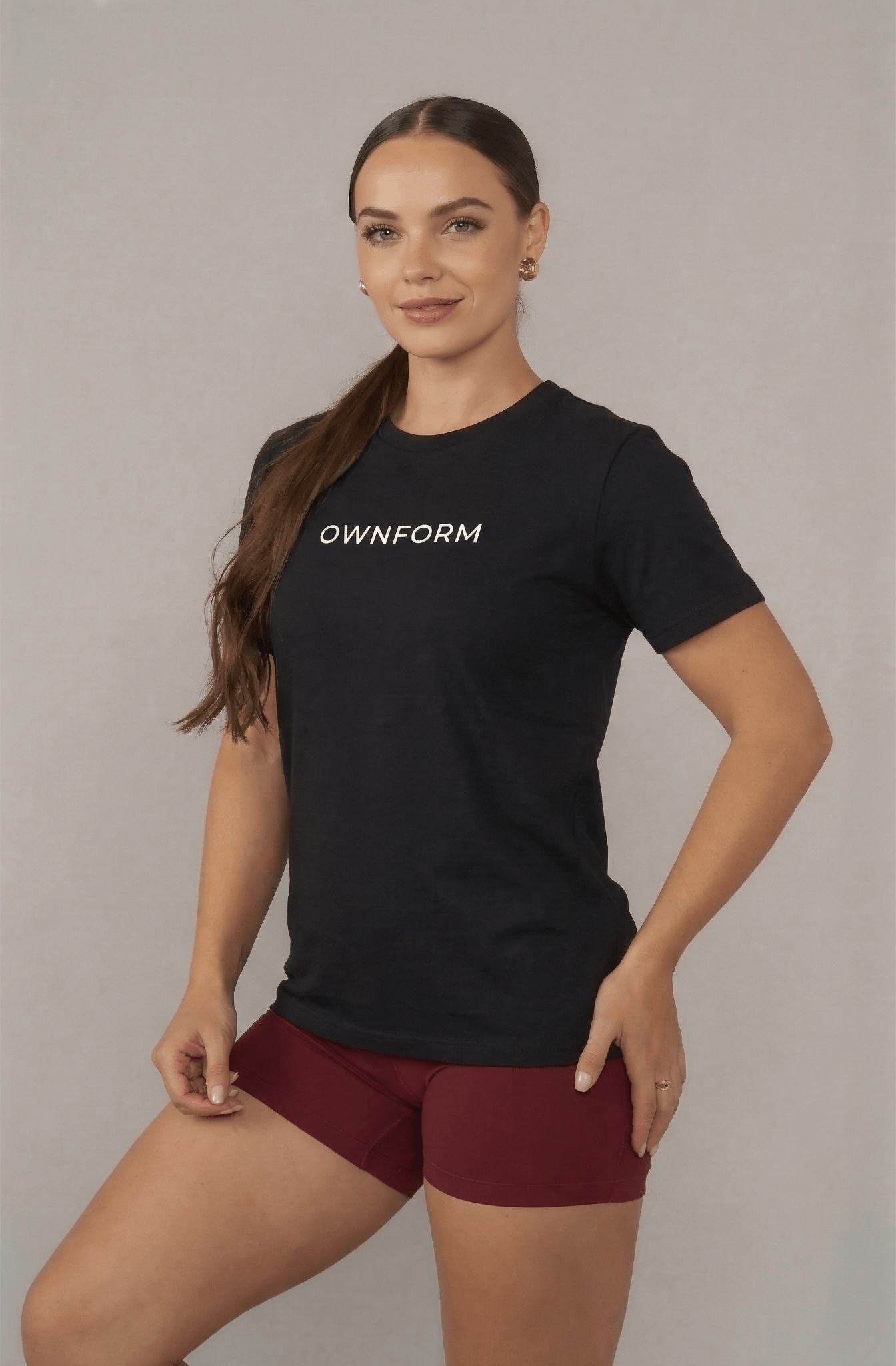 OWNFORM Essentials Tee Black — Organic Cotton T-Shirt UK