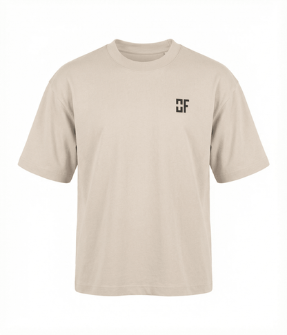 Organic Cotton Oversized T-Shirt Cream — The Identity Tee | OWNFORM