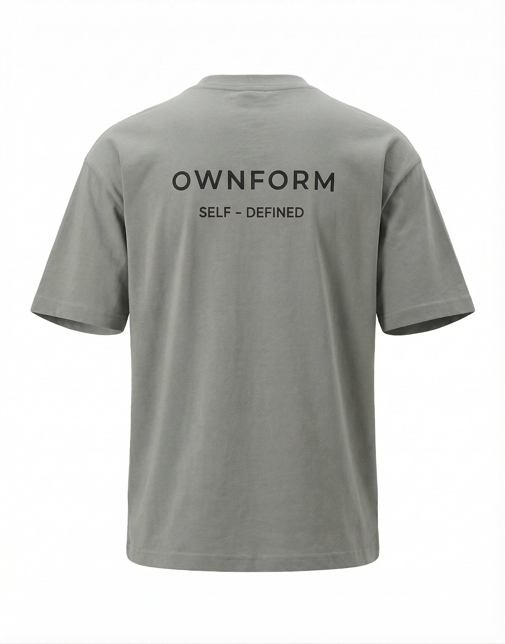 Organic Cotton Oversized T-Shirt Misty Grey — The Identity Tee | OWNFORM