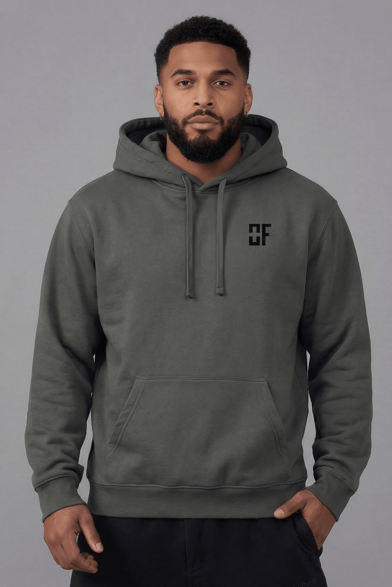 OWNFORM Intent Hoodie Anthracite — Organic Cotton Hoodie UK