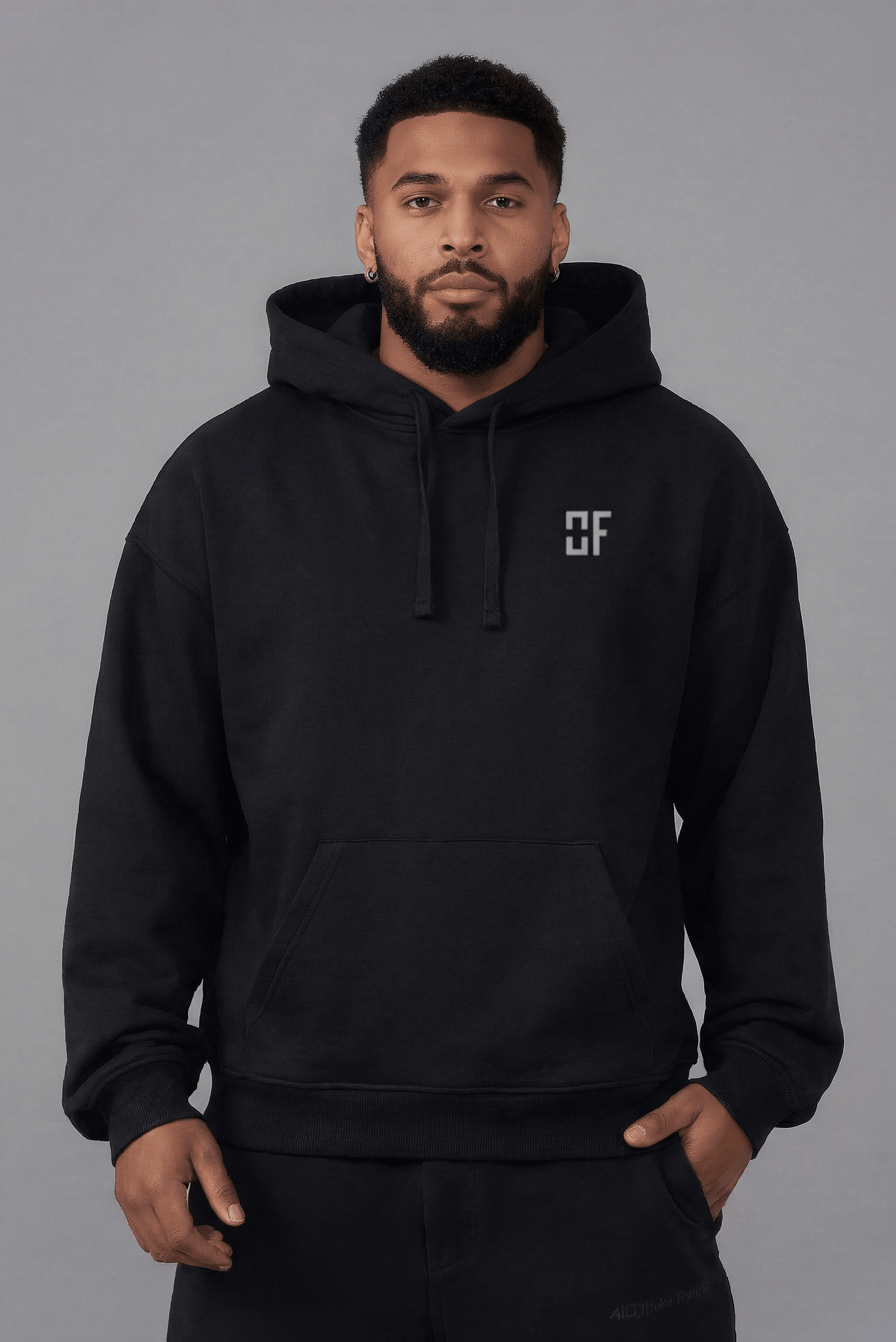 OWNFORM Intent Hoodie Black — Organic Cotton Hoodie UK