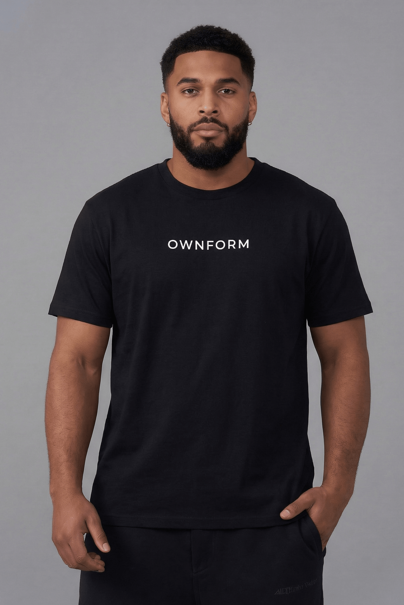 OWNFORM Essentials Tee Black — Organic Cotton T-Shirt UK