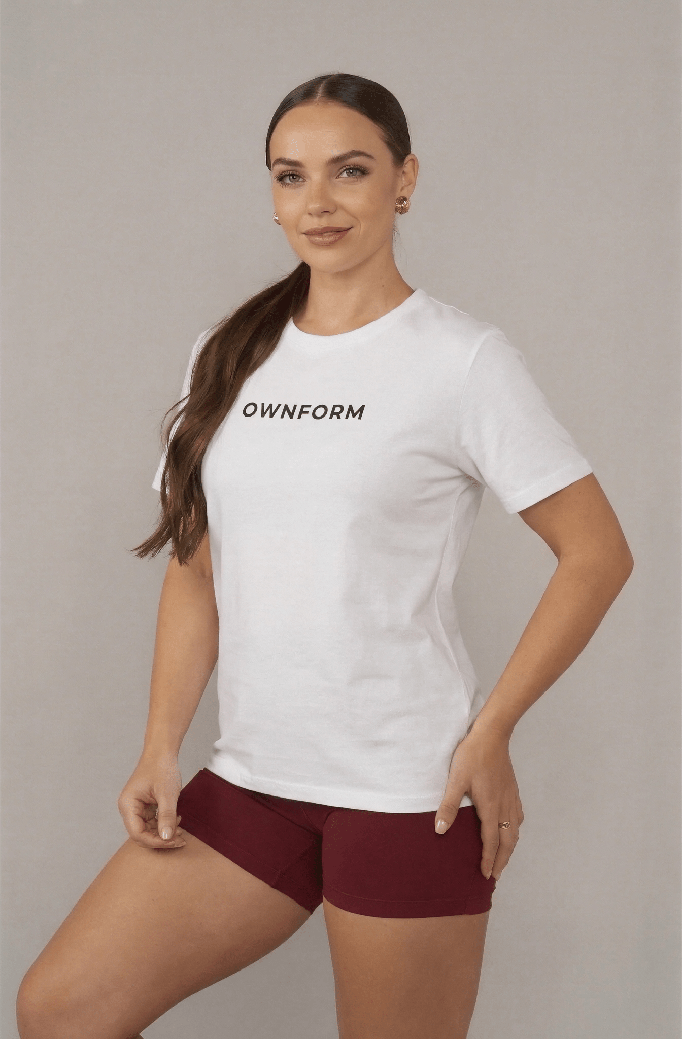 OWNFORM Essentials Tee White — Organic Cotton T-Shirt UK