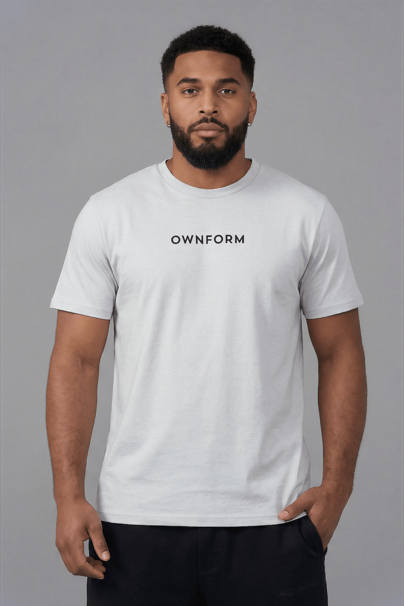 OWNFORM Essentials Tee White — Organic Cotton T-Shirt UK