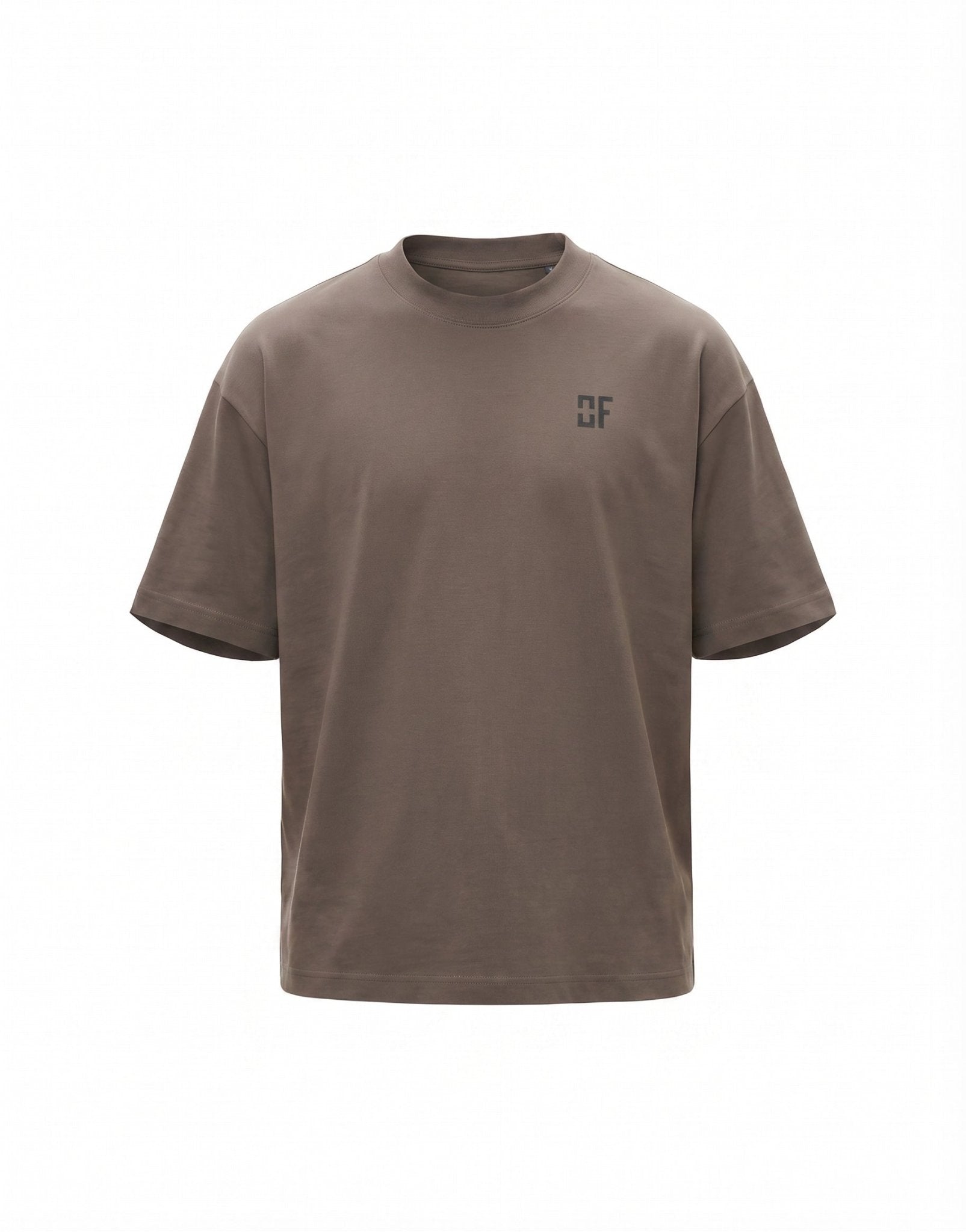 Organic Cotton Oversized T-Shirt Mocha — The Identity Tee | OWNFORM