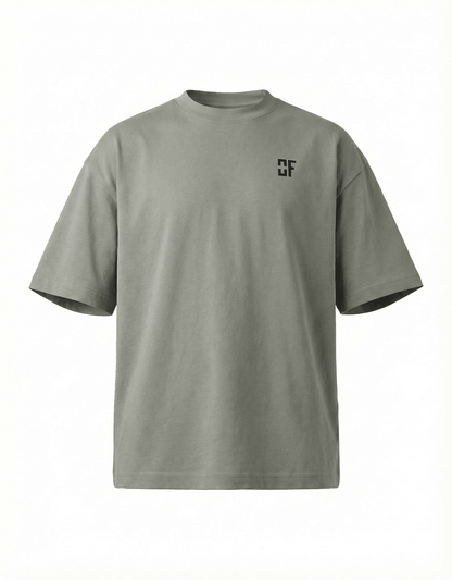 Organic Cotton Oversized T-Shirt Misty Grey — The Identity Tee | OWNFORM